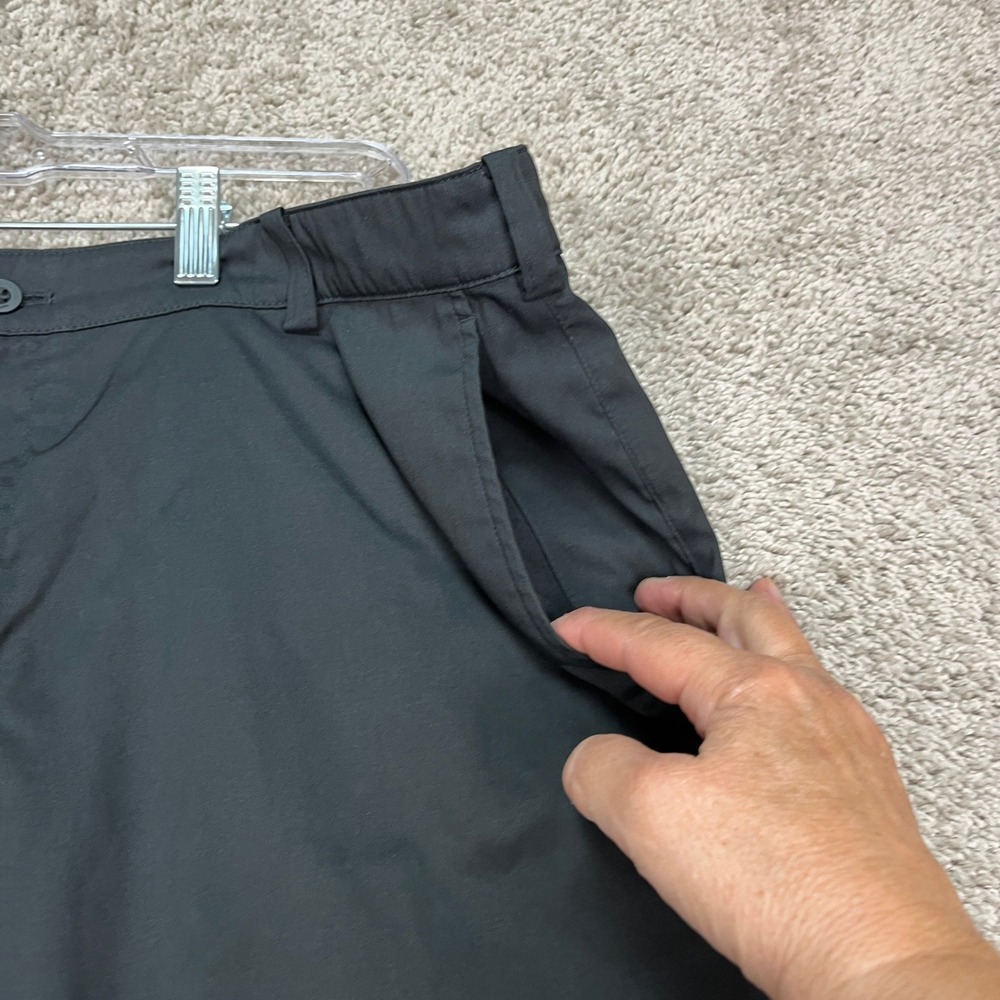Nike Golf Shorts Men 36 Black Flat Front Stretch Tour Performance Dri-FIT Swoosh - Picture 4 of 11